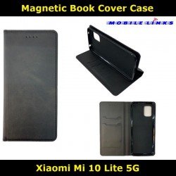 Magnetic Book Case Cover Leather Wallet For Xiaomi Mi 10 Lite 5G M2002J9G Slim Fit Look